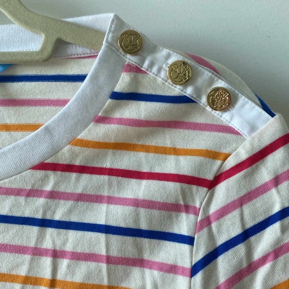 Draper James Drawstring Waist Multi-Colored Strip… - image 6